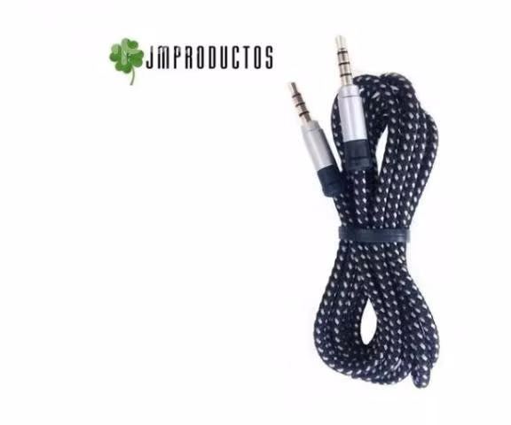 Cable Auxiliar De Audio 3.5 Cordel 1.5 Metros Mach - Imagen 3