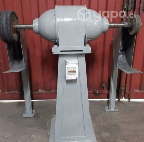 Maquina pulidora con pedestal
