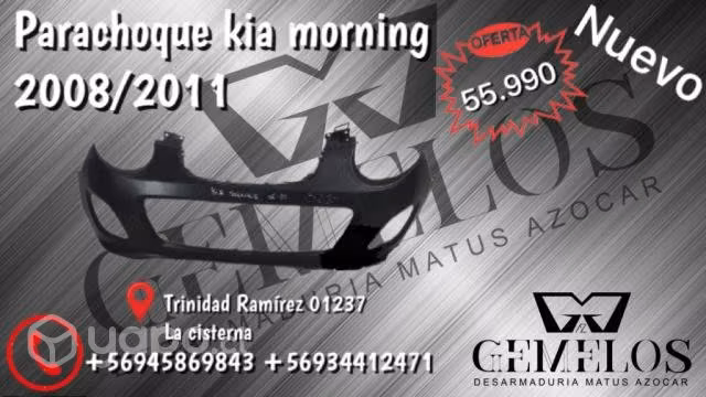 Parachoque delantero Kia mornin 08-11