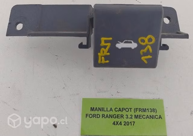 Manilla Capot (FRM138) Ford Ranger 3.2 Mec 2017