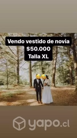 Vestido de novia XL - Imagen 2