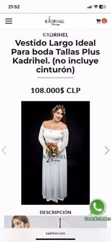 Vestido de novia XL - Imagen 3