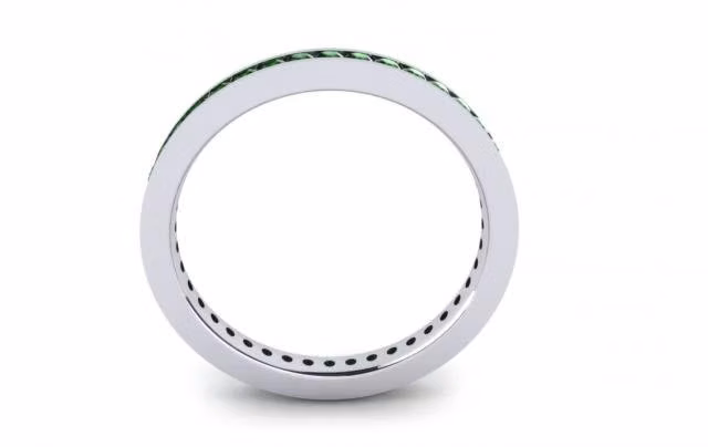 Anillo Plata y Esmeraldas