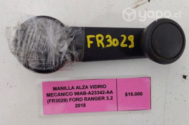 Manilla Alza Vidrio Mec (FR3029) Ford Ranger 2018