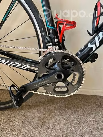 Tarmac SL6 con ciclo computador garmin edge 1030