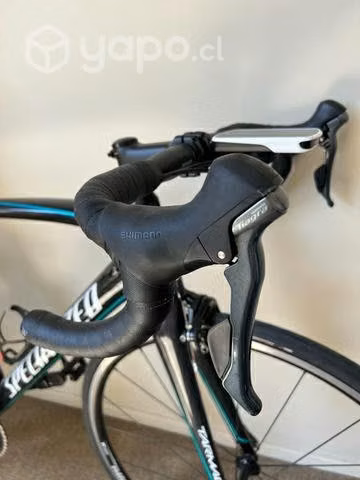 Tarmac SL6 con ciclo computador garmin edge 1030