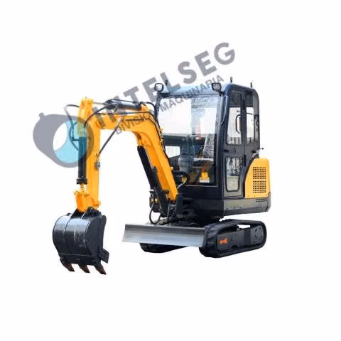 Mini excabadora 2000 kilos motor laidong cabina ce
