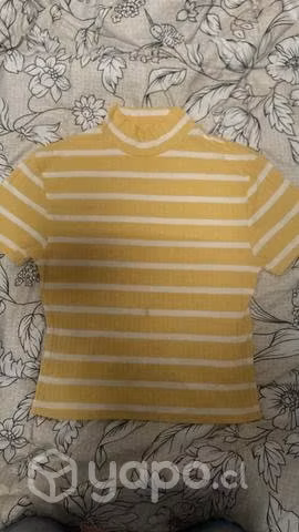 Polera amarilla talla s