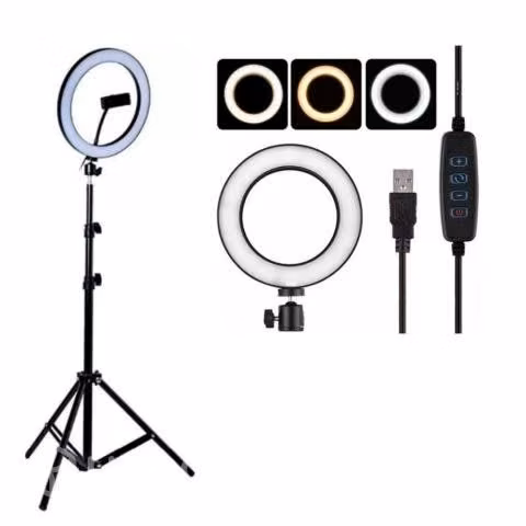 Aro De Luz Led 33cm Tik-Tok 3t+ Trípode Ajustable