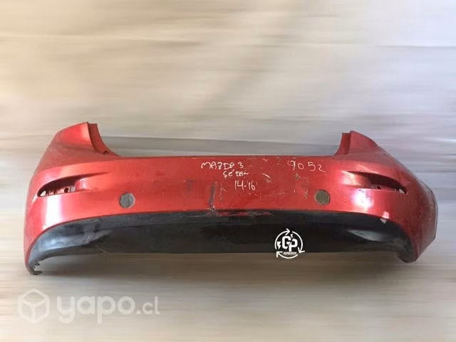 Parachoque trasero mazda 3 sedan