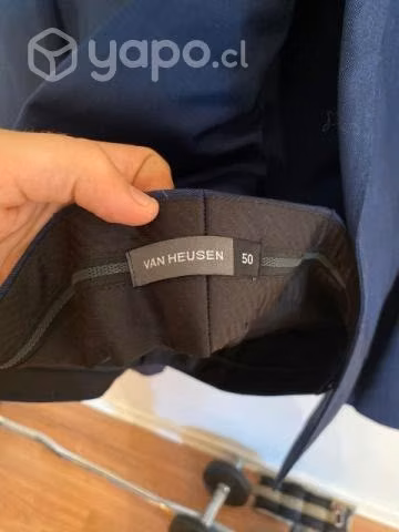 Terno marca van heusen azul talla 50 - Imagen 5