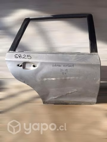 Puerta trasera rh subaru outback 2015-2019