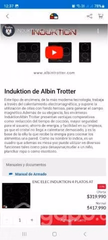Encimera induktion Albin trotter - Imagen 3