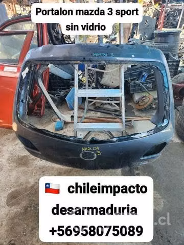 Portalón Mazda 3 Sport sin vidrio