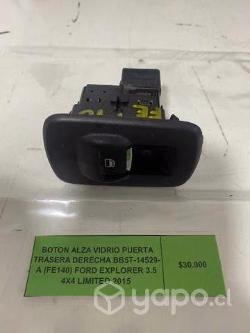Boton alza vidrio pt tras der Ford Explorer 2015