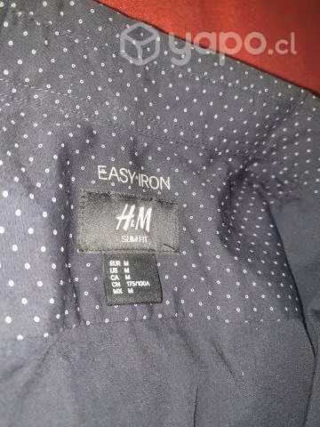 Camisa Azul Oscuro, manga larga, H y M original