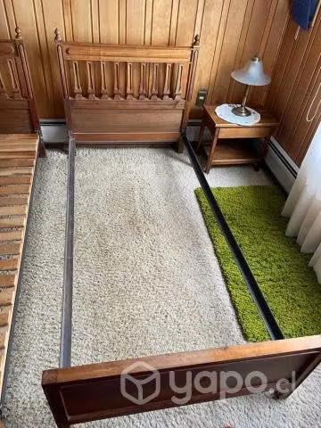 2 Camas de Castaño 1 Plaza