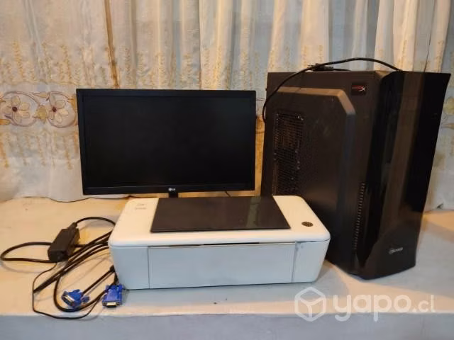 Computador con pantalla e impresora - Imagen 5