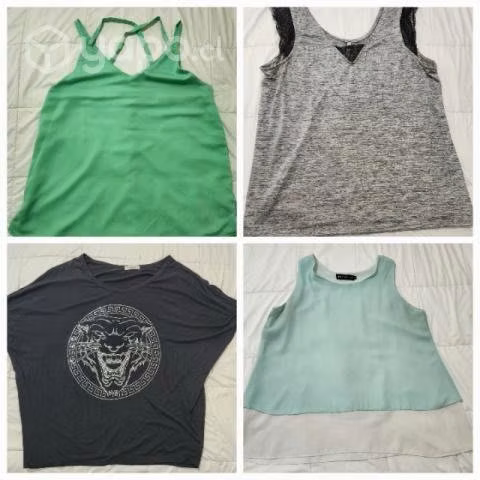 Lote 12 blusas sin manga XL - Imagen 2