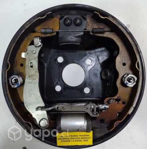 Balatas Rueda Tras Izq (RDC092) Renault Dokker 1.5