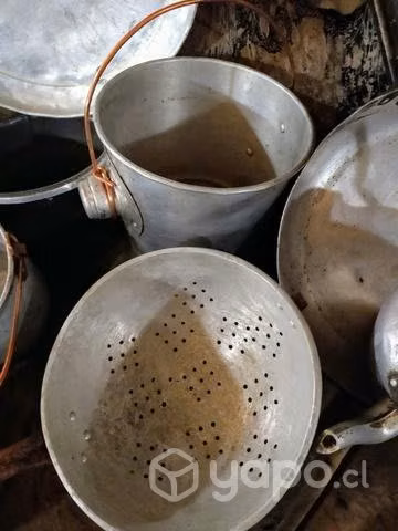 Antiguos aluminios de cosina,decoracion uso adorno