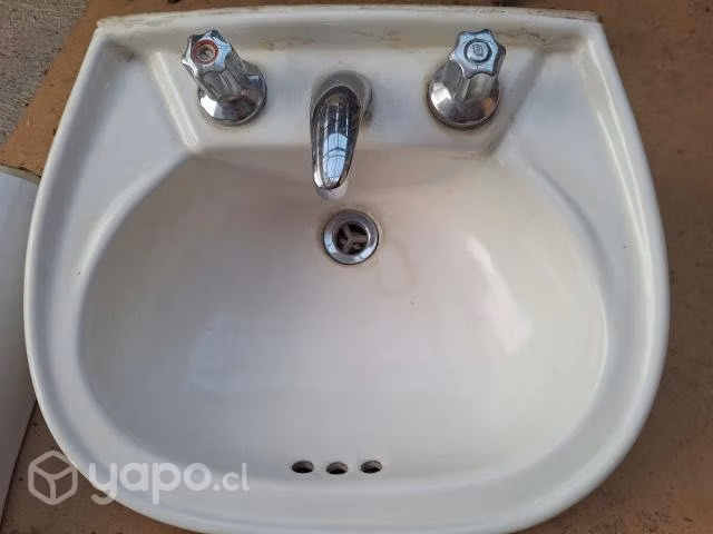 Lavamanos con pedestal