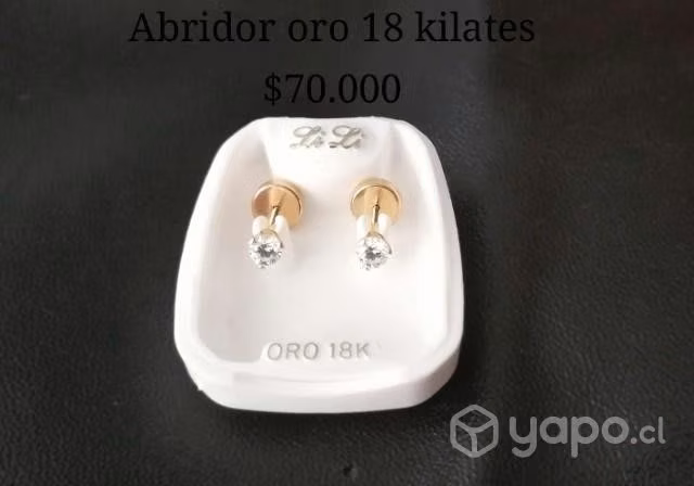 Aros abridores de oro de 18 kilates - Imagen 5