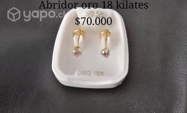 Aros abridores de oro de 18 kilates - Imagen 4