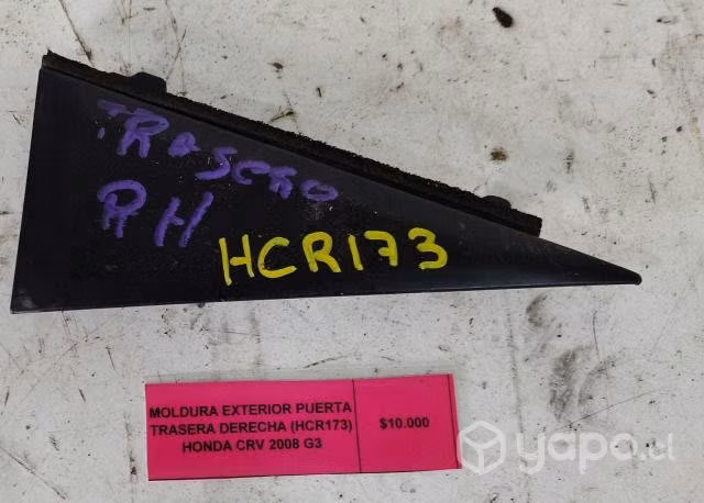 Moldura Exterior Puerta Tras Der (HCR173) CRV G3