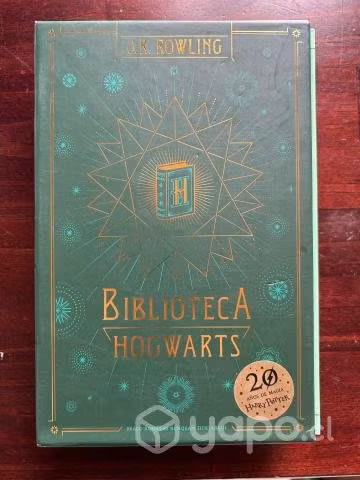 Set de 3 Libros Biblioteca Hogwarts