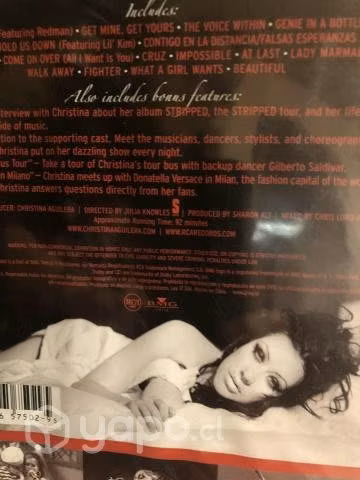 Christina aguilera - dvd - "stripped - live in