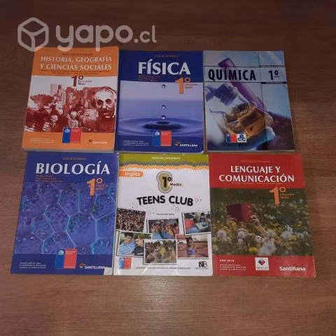 Textos Escolares de 1° a 4° Medio