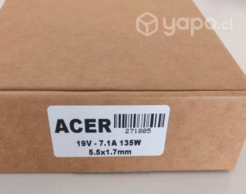 Cargador Original Acer Nitro 5 (135w) PA-1131-16 _Nuevo _ 14 % Descuento