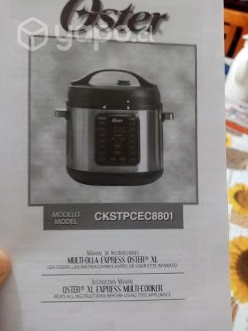 Gran Olla Rápida XL Oster Nueva , 7,5 Litros y 14