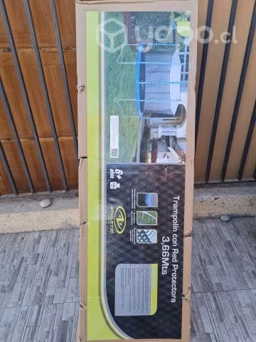 cama elástica sin uso