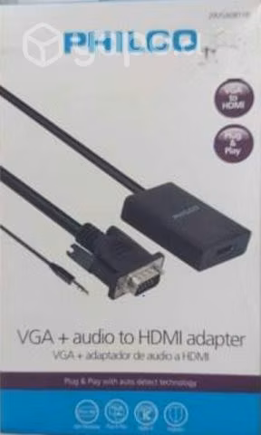 Adaptador de VGA a HDMI, nuevo - Imagen 2
