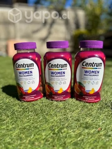 Multivitaminínico 170 Gomitas Centrum Mujer
