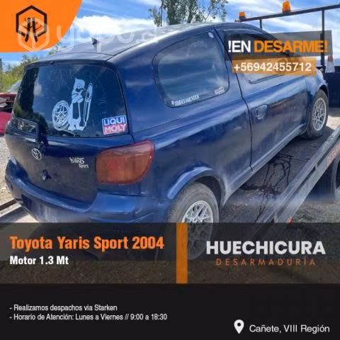 Manilla Toyota Yaris Sport 1.3 Mt 2004