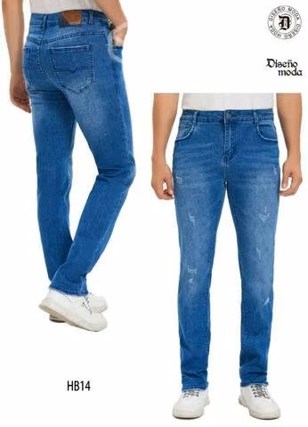 Jeans de hombre elasticados