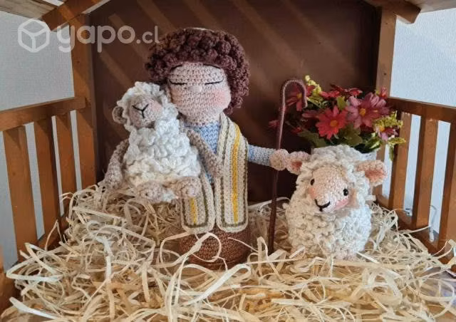 Hermosos Pesebres y Sagrada Familia en Amigurumis
