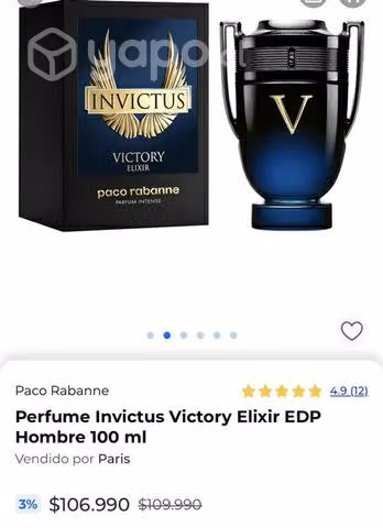 Perfume Paco Rabanne elexir 100ml - Imagen 2