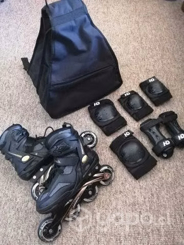 patines + accesorios + bolso