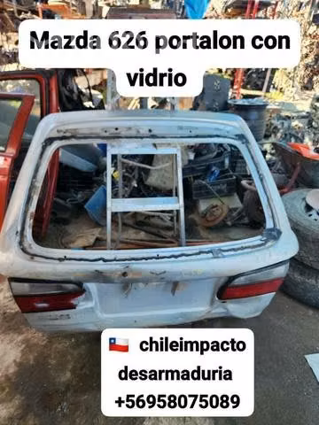 Portalón con vidrio Mazda 626