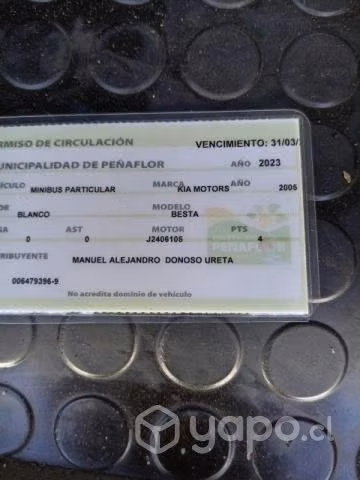 Vendo furgon