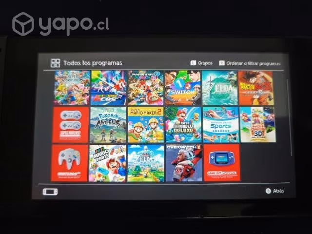 Nintendo Switch + 13 juegos y accesorios