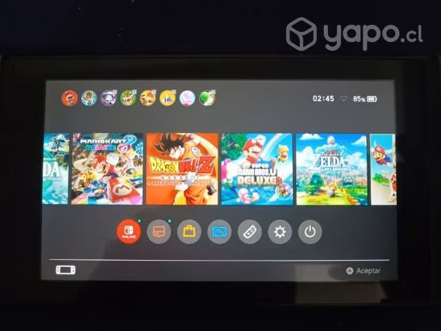 Nintendo Switch + 13 juegos y accesorios