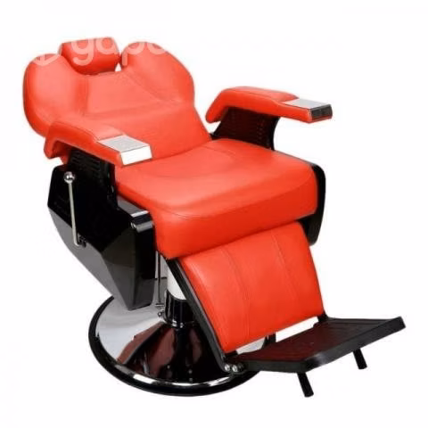 Sillon barber estilo aviador rojo