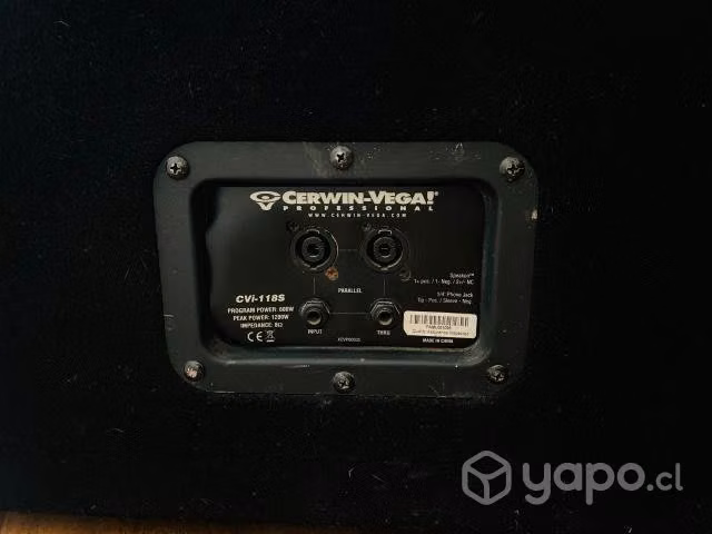 Sub Bajo Pasivo Cerwin Vega Cvi-118s - Imagen 2