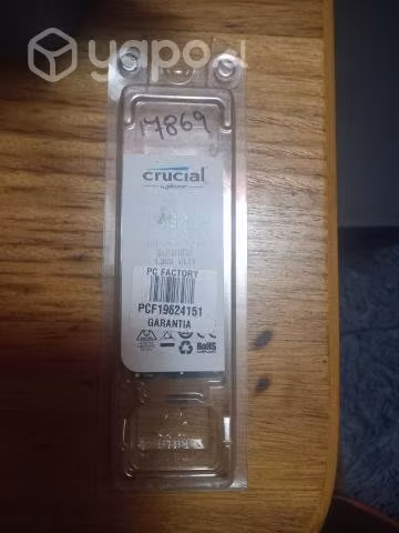 Memoria ram crucial notebook 4gb ddr3 DIMM 1600 - Imagen 3
