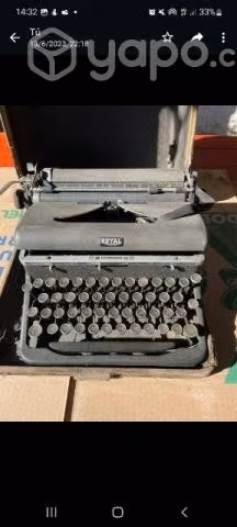 Reliquias :máquinas de escribir antiguas